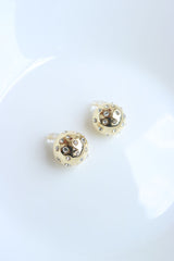 Stone Semi Sphere Studs