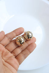 Stone Semi Sphere Studs