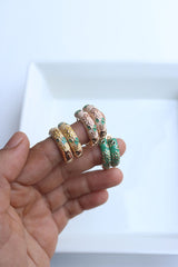 Sunflower Enamel Bali Earrings