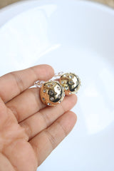 Stone Semi Sphere Studs