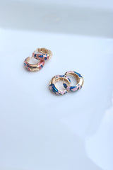 Butterfly Enamel Bali Earrings
