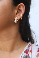 Butterfly Pearl Studs