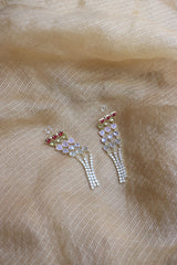 AD Multi Hearts Chime Earrings