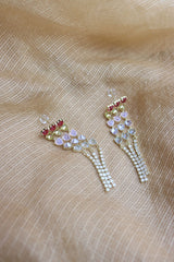 AD Multi Hearts Chime Earrings