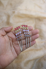 AD Multi Hearts Chime Earrings