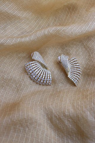 Statement AD Curve Earrings