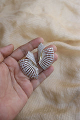 Statement AD Curve Earrings