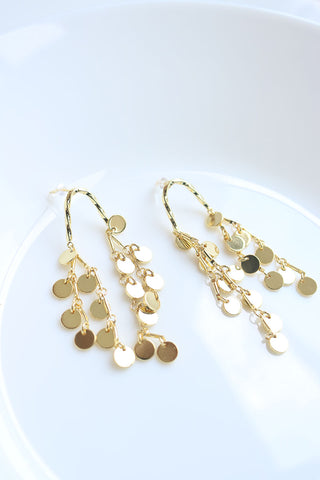 Gold Coin Danglers