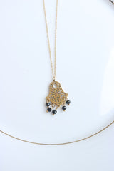Hamsa Pendant Filigree Chain