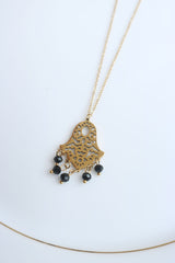 Hamsa Pendant Filigree Chain