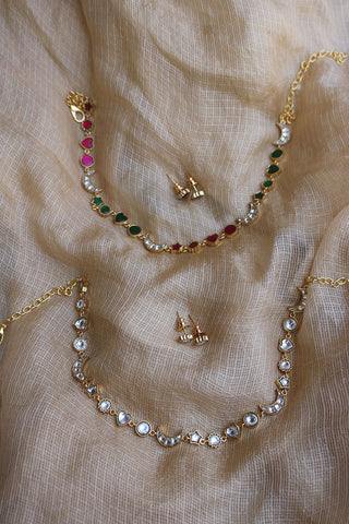 Sitara Jadau Close Neck set