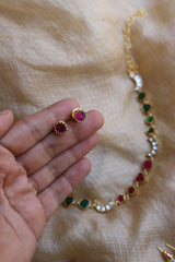Sitara Jadau Close Neck set