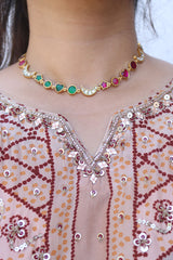 Sitara Jadau Close Neck set