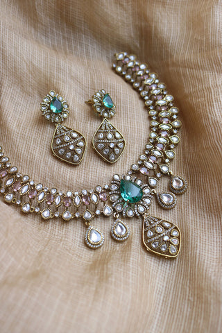 Pastel Pink Ovals Victorian Set