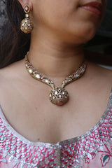 Polki Pastel Pink Kalash Set
