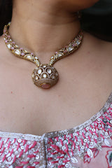 Polki Pastel Pink Kalash Set