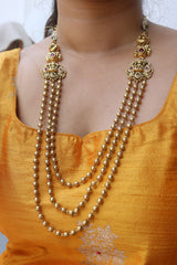 Lakshmi Motif Layer Maala Set