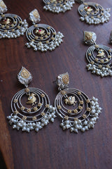 Chidiya Two Tone Chaandbali