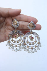 Chidiya Two Tone Chaandbali