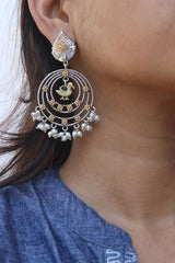 Chidiya Two Tone Chaandbali