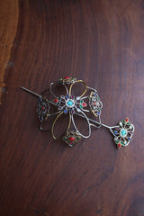 Two Tone Rustic Hair Bun