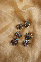 Dark Victorian Spiral Studs