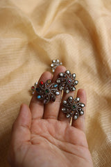 Dark Victorian Spiral Studs