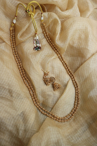 Two Layer Gold Maala Set
