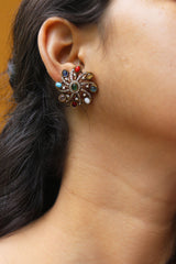 Dark Victorian Spiral Studs