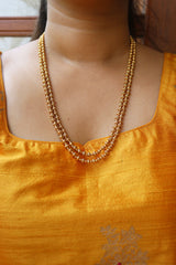 Two Layer Gold Maala Set