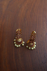 Rivet Ruby Jhumka