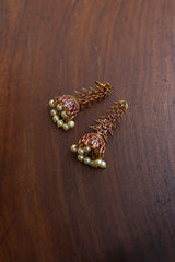Rivet Ruby Jhumka