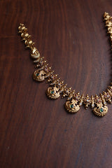 Shield Flower Necklace Set