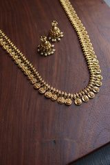 Lakshmi Coin Necklace Set(Mid-Length)
