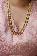 Lakshmi Coin Necklace Set(Mid-Length)