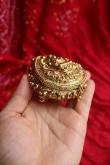 Intricate Lakshmi KumKum Box