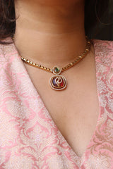 Delicate Curved Pendant Set