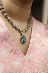 Jane Color Drop Tri Necklace