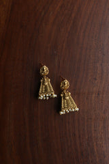 Temple Gold Jhumkas
