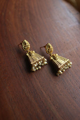 Temple Gold Jhumkas