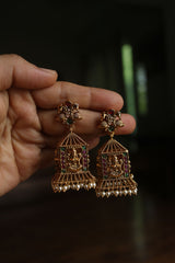 Lakshmi Cage Jhumkas