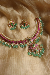 Jadau Squares Close Neck set
