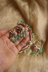 Jadau Squares Close Neck set