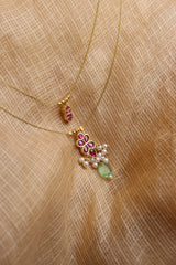 Ruby Kundan Layer cord set