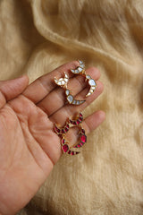 Chaand Birdie Jadau Earrings