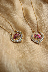 Jadau Lotus Chain