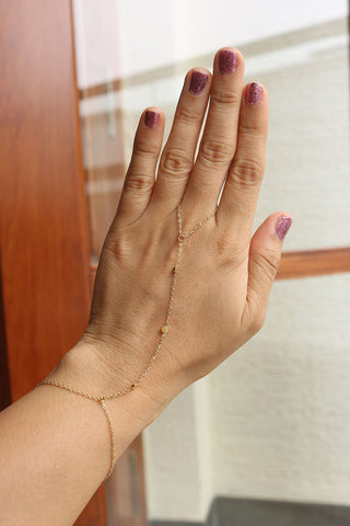 Dainty 3 dots Handchain