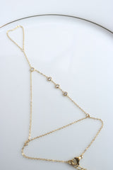 Dainty Stone Handchain
