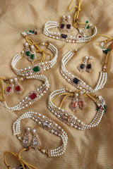 Exquisite Pearl AD Choker Set