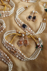 Exquisite Pearl AD Choker Set